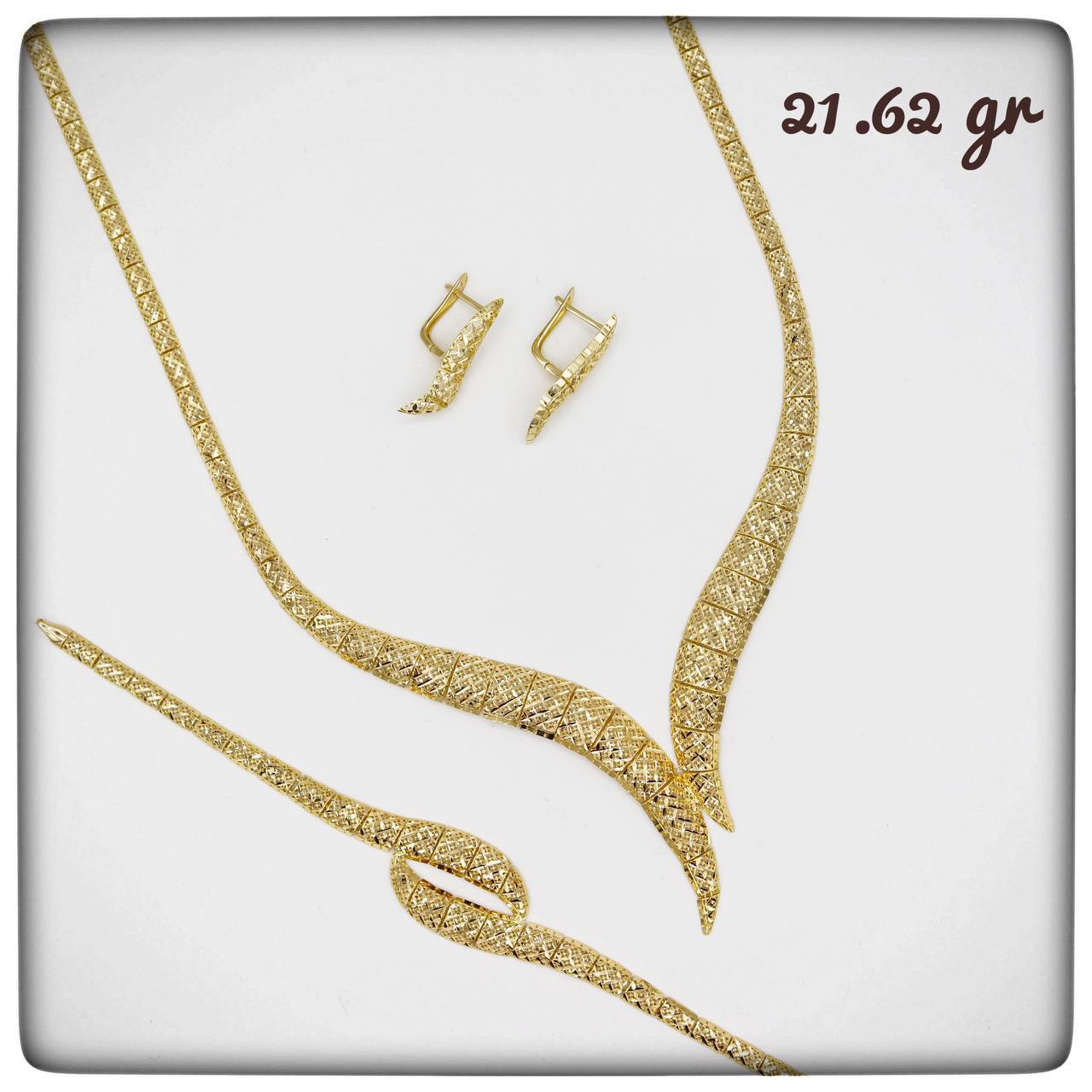 سرویس کریستال زرد